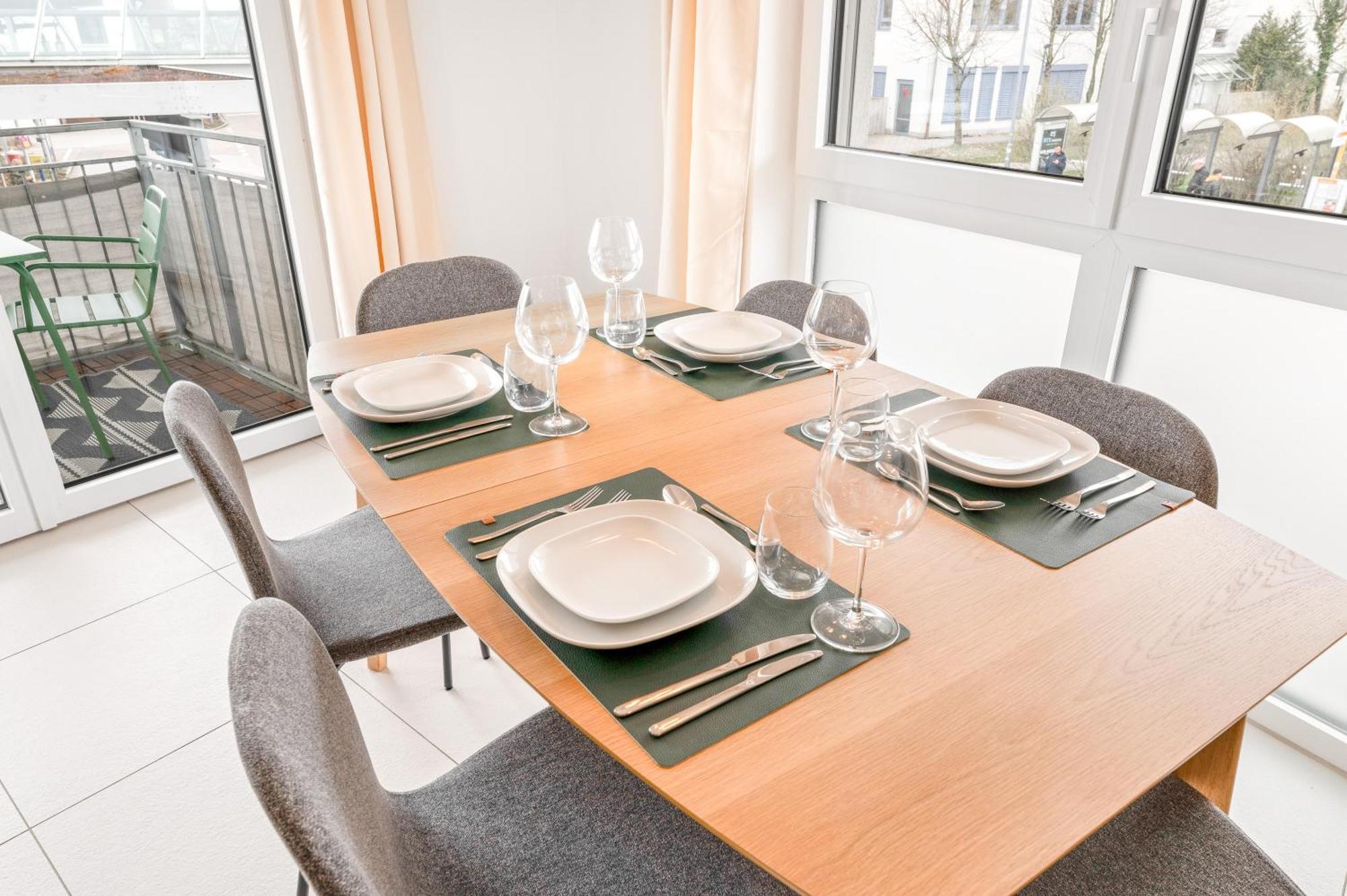 Design-Apartment - Kueche - Parken - Zentral Leinfelden-Echterdingen Esterno foto