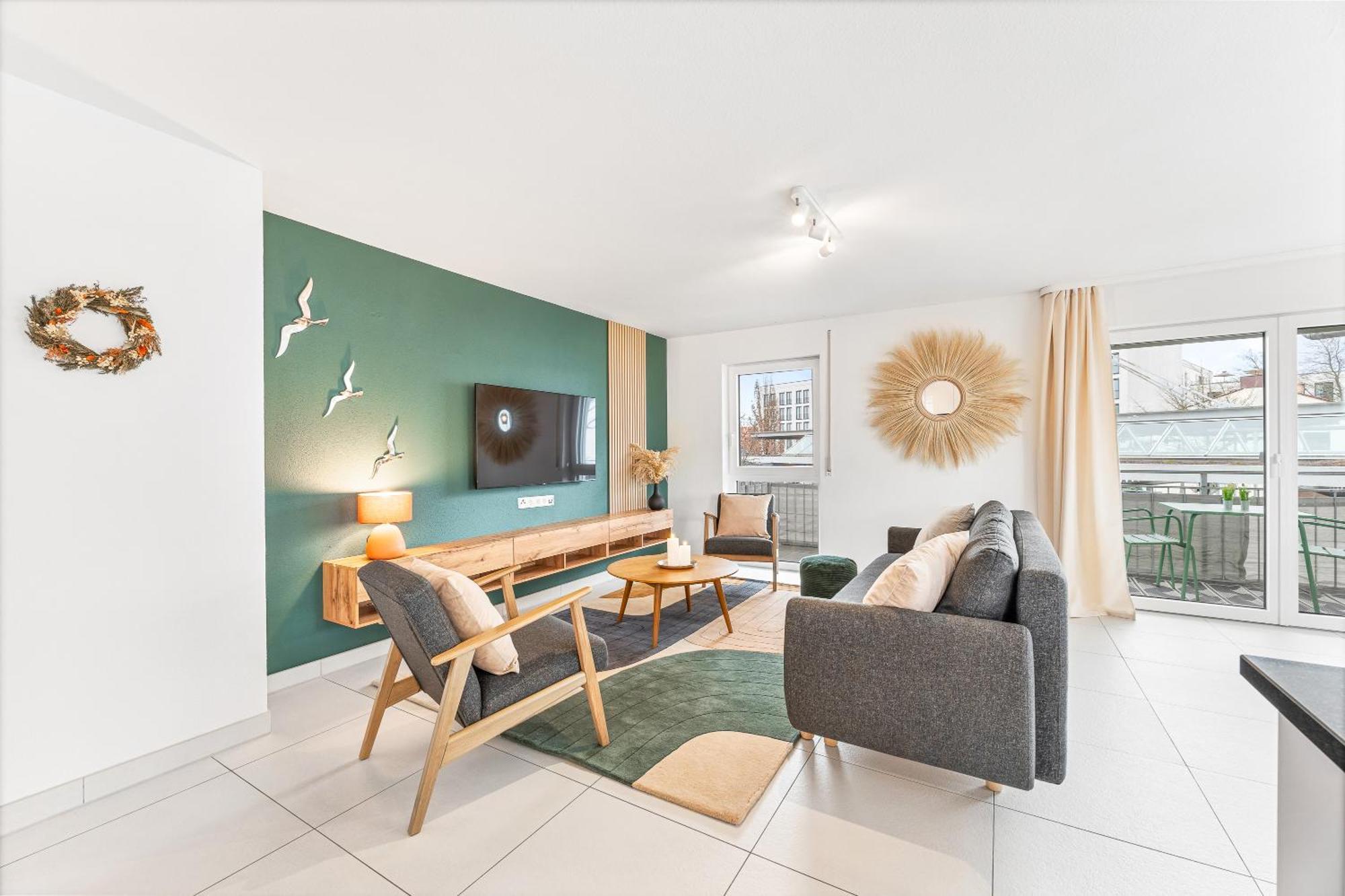 Design-Apartment - Kueche - Parken - Zentral Leinfelden-Echterdingen Esterno foto