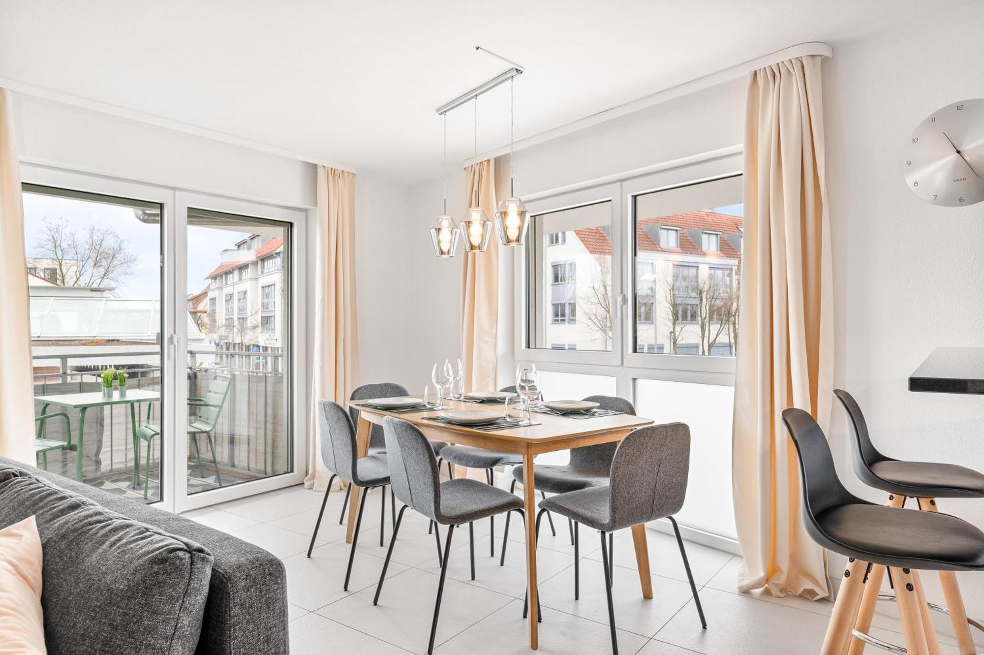 Design-Apartment - Kueche - Parken - Zentral Leinfelden-Echterdingen Esterno foto